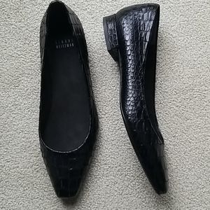 Stuart Weitzman Crocodile Flat